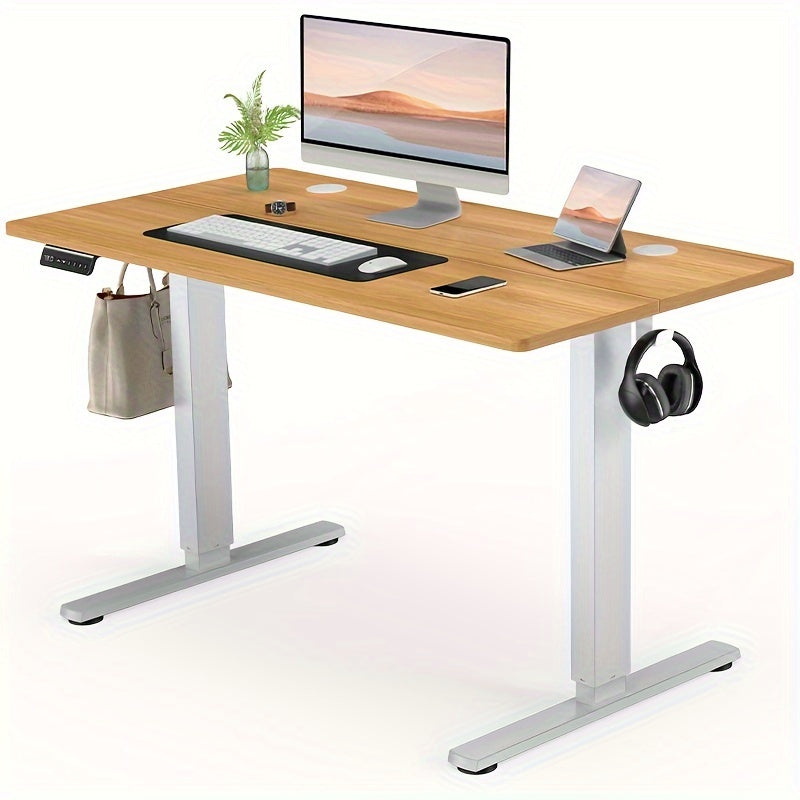 Electric Standing Desk Height Adjustable 40 48 55 63 Inch – Sit Stand Up Desk with Memory Controller & Anti-Collision, Ergonomic Home Office Gaming Workstation, 5 Colors
