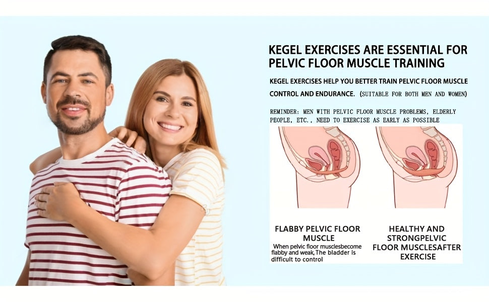 EMS Pelvic Floor Muscle Trainer Cushion Electric Stimulator - Kegel Exercise Device for Men & Women Rehabilitation Home Fitness