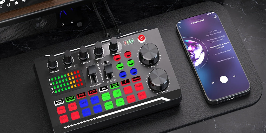 BM-800 Podcast Recording Studio Bundle with Live Sound Card, Voice Changer & Earphones – Complete Audio Interface Kit for Streaming, Vlogging & Live Broadcast, Multiple Models Available