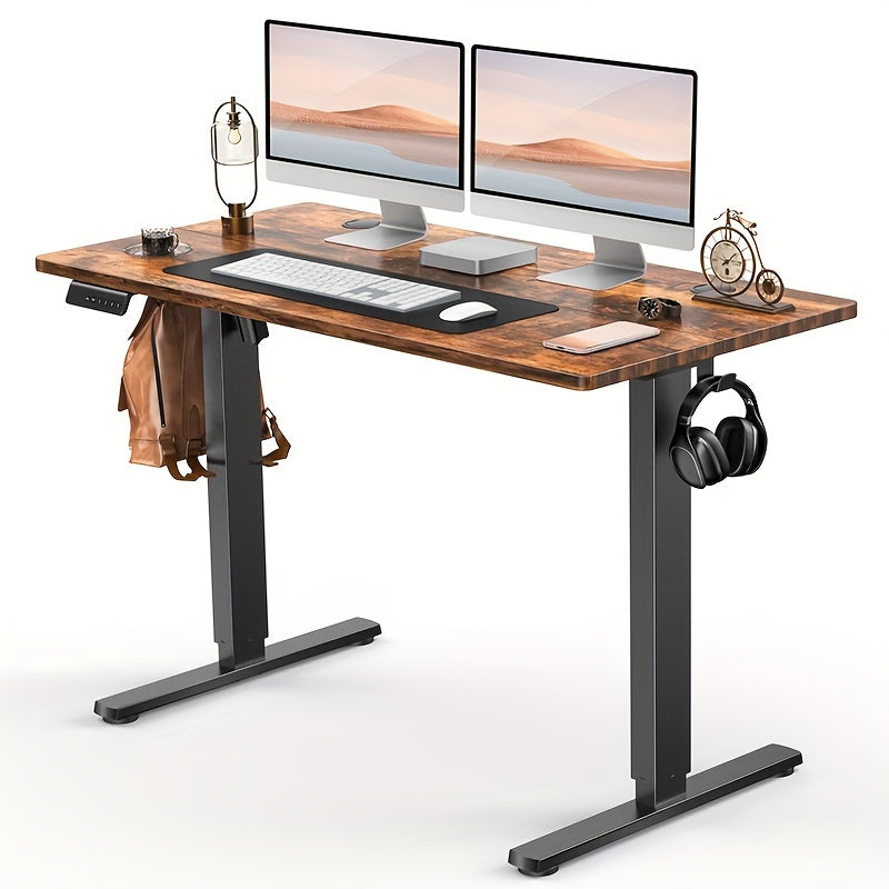 Electric Standing Desk Height Adjustable 40 48 55 63 Inch – Sit Stand Up Desk with Memory Controller & Anti-Collision, Ergonomic Home Office Gaming Workstation, 5 Colors