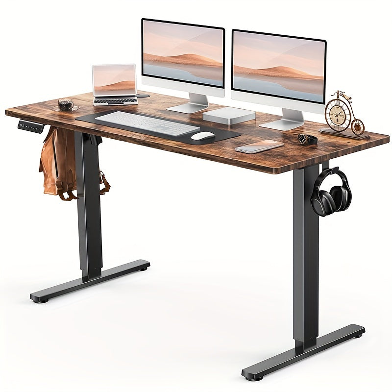 Electric Standing Desk Height Adjustable 40 48 55 63 Inch – Sit Stand Up Desk with Memory Controller & Anti-Collision, Ergonomic Home Office Gaming Workstation, 5 Colors