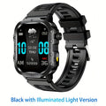 Smartwatch for Men & Women – Full Touch Fitness Tracker, Wireless Calling, 100+ Sports Modes, Watch Faces, App Connectivity, Remote Camera, Music Playback, Weather Forecast, Alarm Clock, LED Light