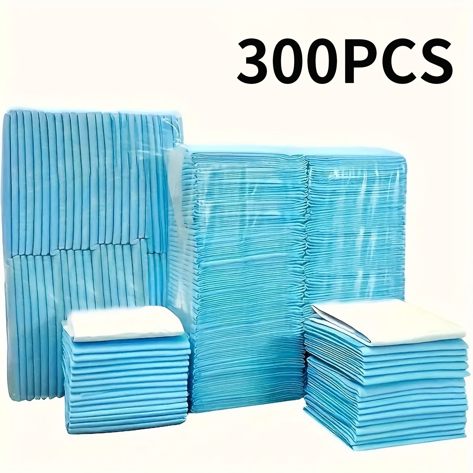 Super Absorbent Dog Pee Pads 23.6x23.6 Inch for Puppy Training & Indoor Pet Toilet Use – Leak-Proof Odor-Control Training Pads, 50/100/200/400 Count Bulk Value Packs