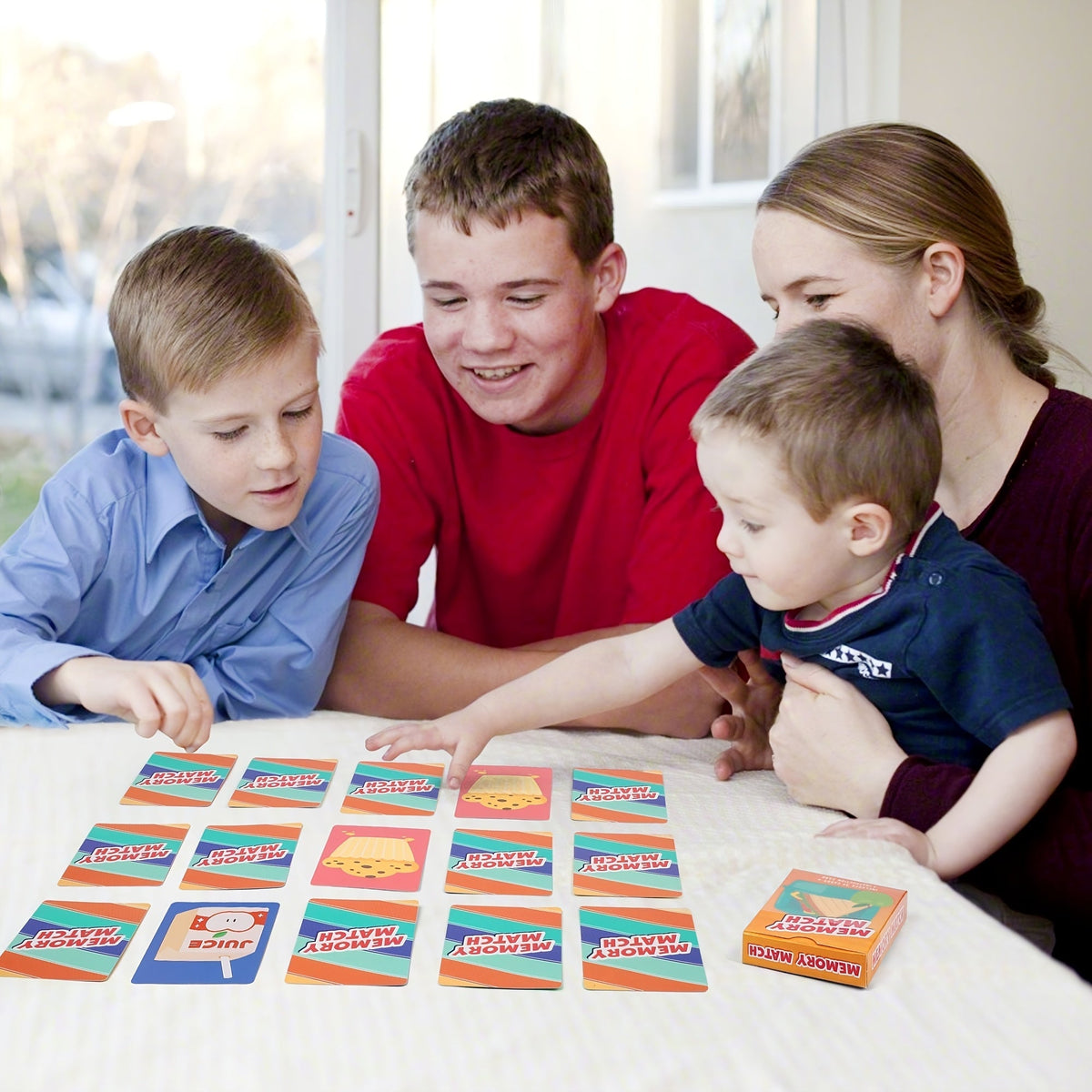 6-in-1 Kids Card Games Set with 6 Decks – Go Fish, Old Maid, Crazy Eights, Memory Match, Slap Jack & Animal Cards | Family Game Night for Ages 4+, Birthday & Christmas Gift, Stocking Stuffer