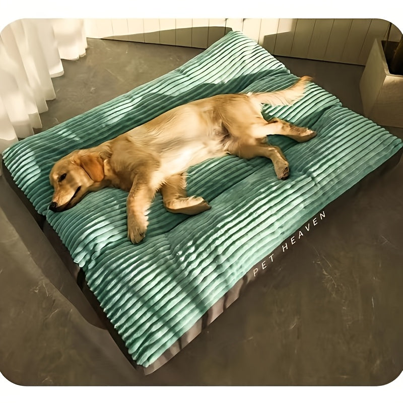 2XL Orthopedic Dog Bed for Large Breeds – Washable Removable Cover, Polyester Fiber Fill, Non-Slip Bottom, All Season Comfort Lounge Pad for Big Dogs