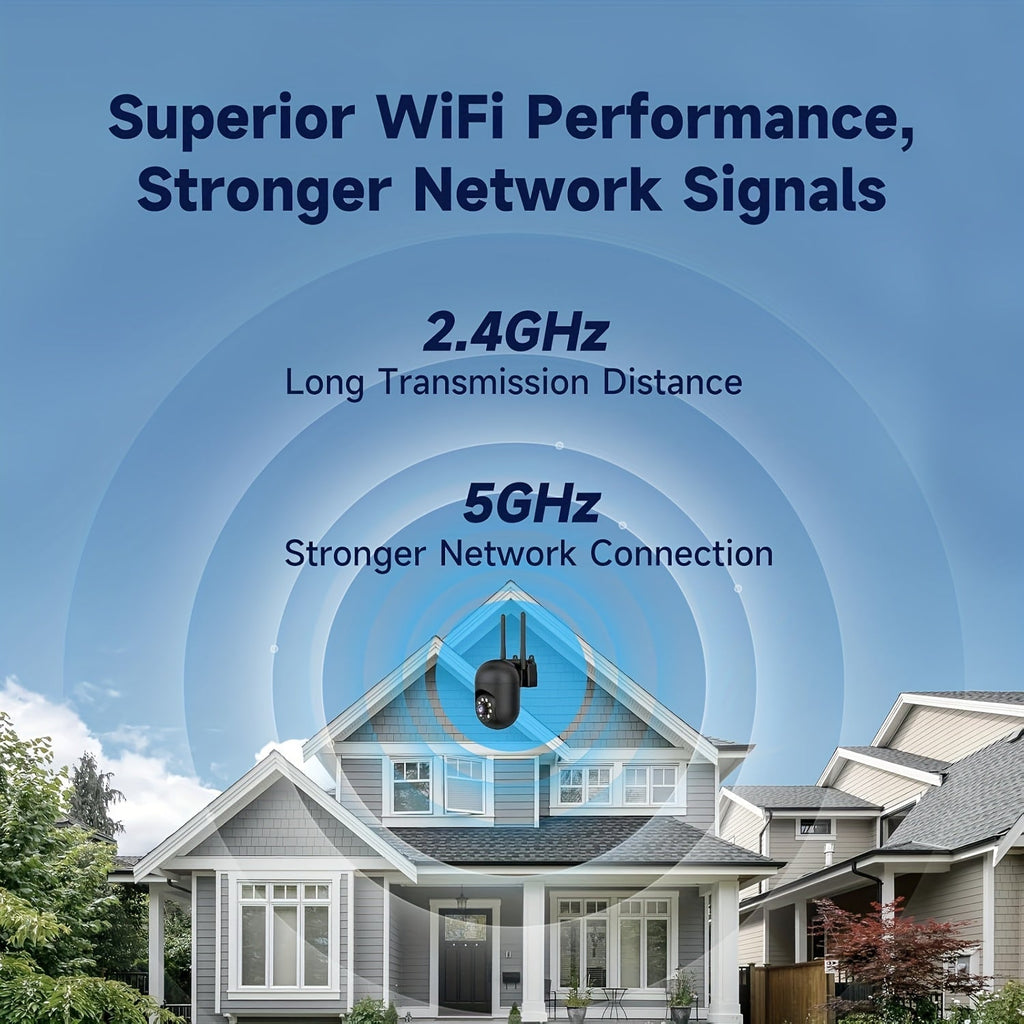 Indoor Security Camera 4 Pack 3MP Wireless WiFi – Cloud Storage, AI Motion Detection, Dual-Band 2.4G/5G, Two-Way Audio, Color Night Vision, Home Surveillance System