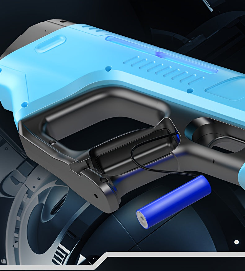 Electric Water Gun with LED Pulse Light & Auto-Fill – 40ft Long Range Rapid-Fire Squirt Gun, USB Rechargeable 240-Shot Tank, Water Blaster for Kids & Adults Pool Beach Backyard