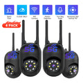 Indoor Security Camera 4 Pack 3MP Wireless WiFi – Cloud Storage, AI Motion Detection, Dual-Band 2.4G/5G, Two-Way Audio, Color Night Vision, Home Surveillance System