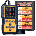 Professional OBD2 Scanner Diagnostic Tool Check Engine Code Reader with Reset Mode 6 Mode 8 I/M Readiness Live Data Freeze Frame Universal Car Diagnostic Scan Tool for All OBDII Vehicles Since 1996