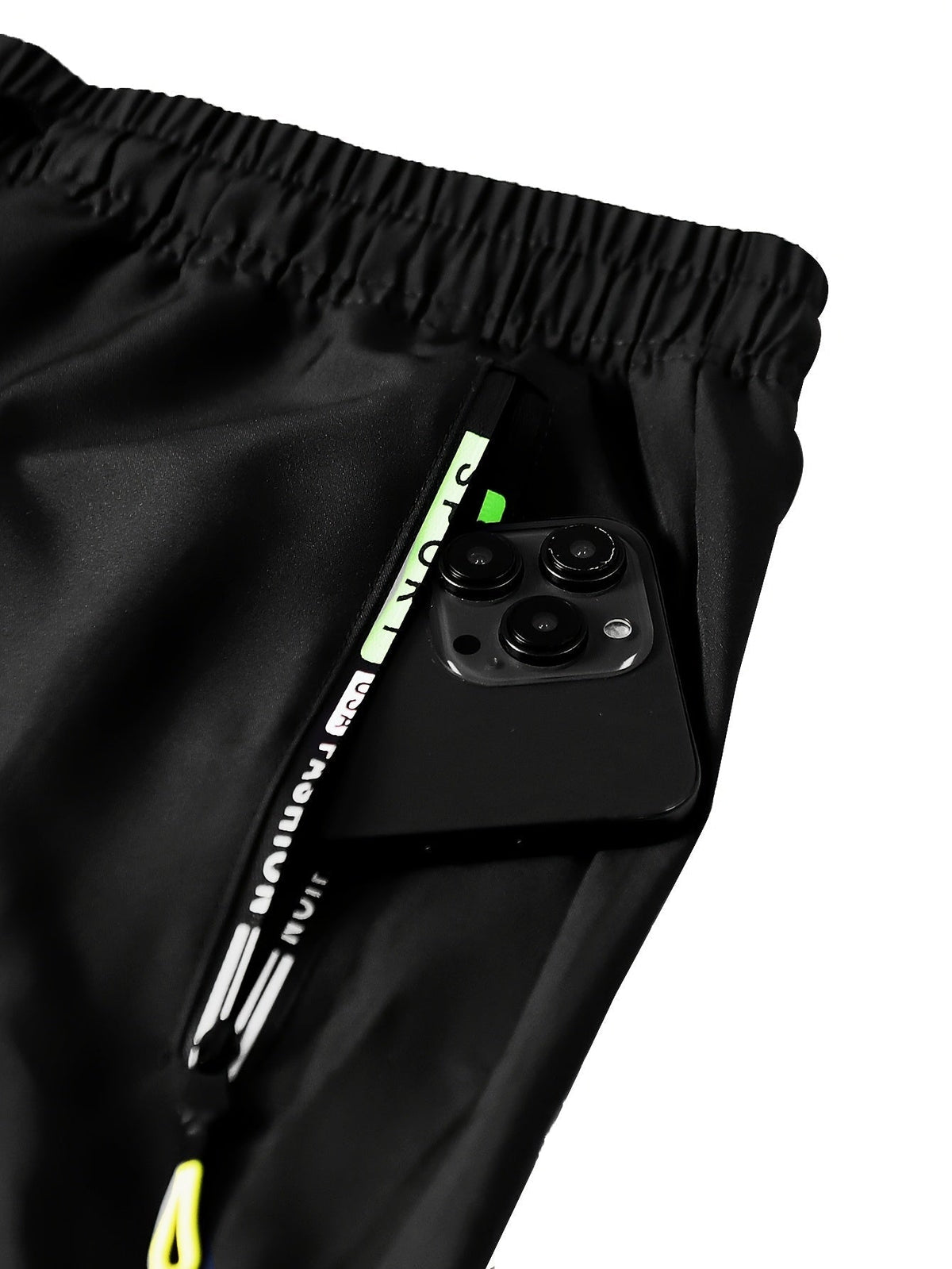Multi-Pocket Cargo Pants Women Neon Green Zipper Accents Drawstring Waist Full-Length Outdoor Travel Trousers 4 Colors XS-XXL Streetwear