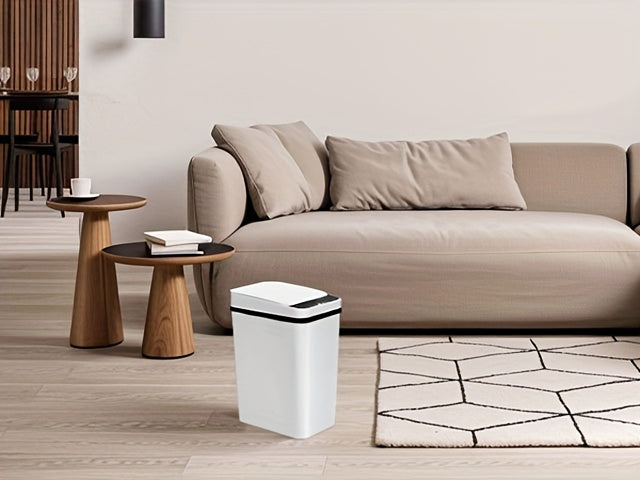 Automatic Touchless Trash Can 2 Pack – 4 Gallon & 2.8 Gallon Motion Sensor Trash Bin with Lid, Slim Smart Garbage Can for Bathroom, Bedroom, Office, Kitchen, Living Room