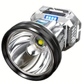 LED Rechargeable Headlamp T998 Ultra Bright Long Range – IP65 Waterproof, Large Reflector, Extended Battery Life, Head Mounted Flashlight for Night Fishing, Camping, Hiking & Emergency Use