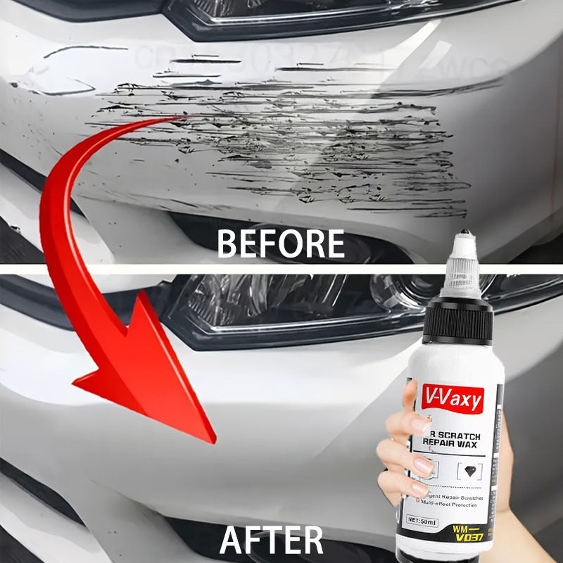 Car Scratch Repair Wax Kit 3 Sets – Professional Deep Scratch Remover & Paint Restorer, Long-Lasting Car Polish for All Vehicles, Includes 3 Paint + 3 Sponge + 3 Towel (50ml Each)