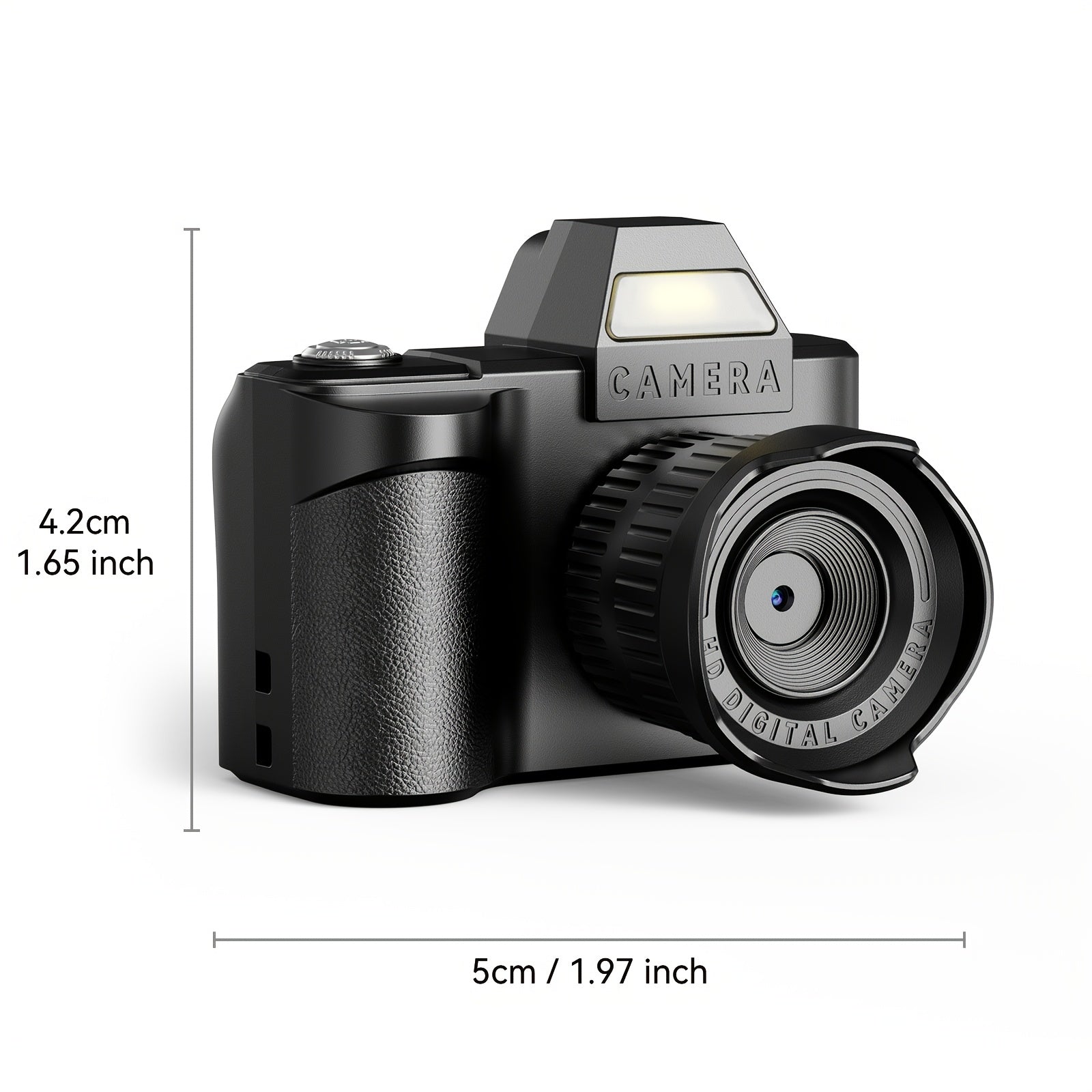 1080P Mini Keychain Camera 2MP with 64GB Memory Card – Compact Thumb-Sized Portable Camcorder, Micro Pocket Camera, Gift for Girlfriend, Boyfriend, Travelers & Teens