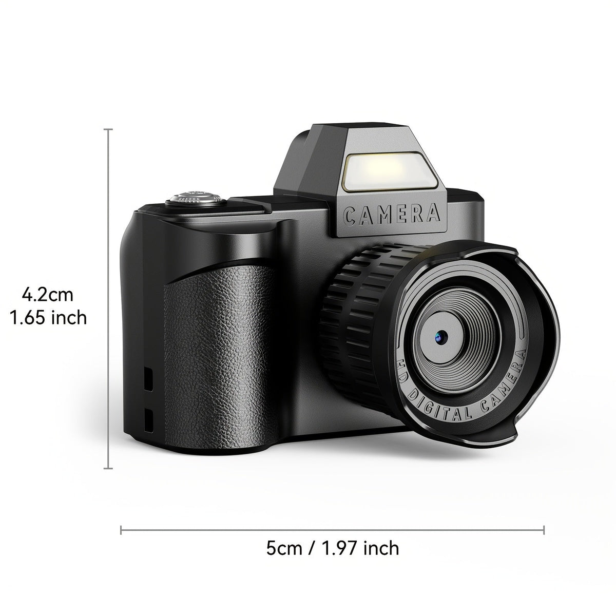 1080P Mini Keychain Camera 2MP with 64GB Memory Card – Compact Thumb-Sized Portable Camcorder, Micro Pocket Camera, Gift for Girlfriend, Boyfriend, Travelers & Teens