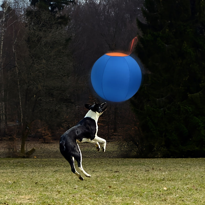 Inflatable Dog Herding Ball Toy Large – Interactive Push & Chase Training Ball for Dogs, Anti-Boredom Exercise for Bulldogs, Golden Retrievers & Australian Shepherds, No Battery