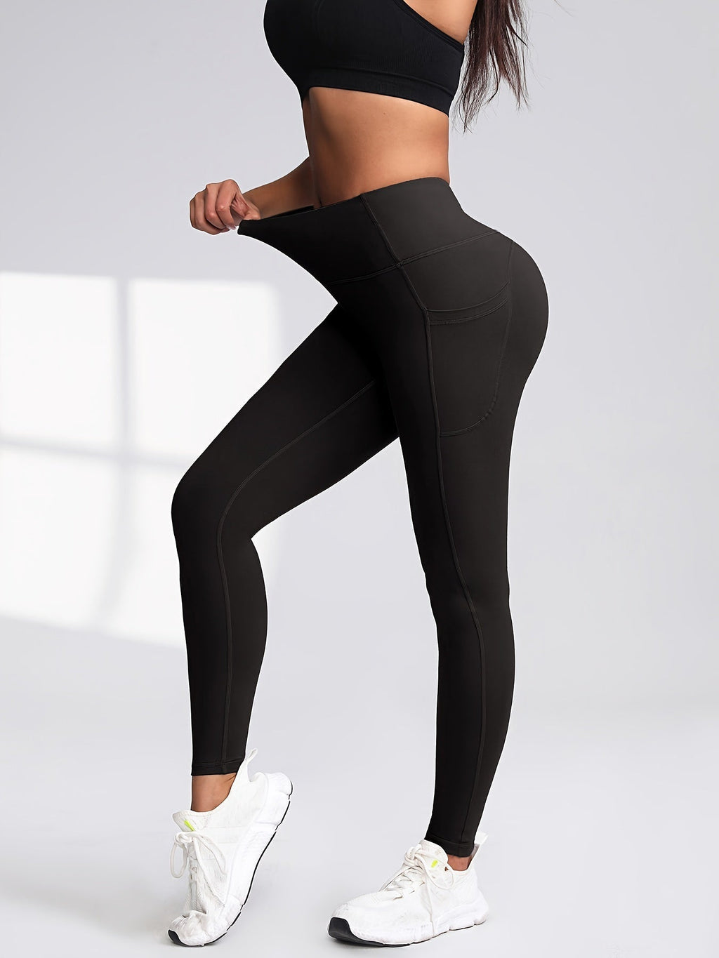 High Waist Leggings with Pockets Women 6 Pack Buttery Soft Tummy Control Yoga Pants Multicolor Sets S-XXL